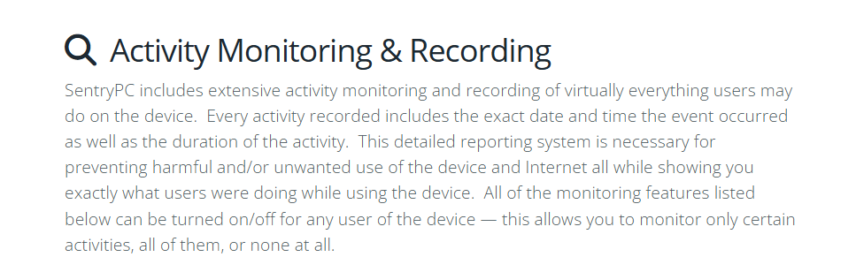 Access Control

The SentryPC account and access control fe